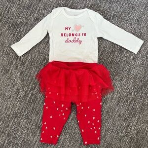 Valentines Day Outfit size 6 months